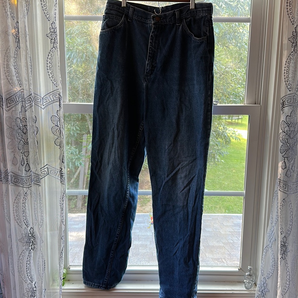 Cute dark blue baggy jeans! 🔥🕷️